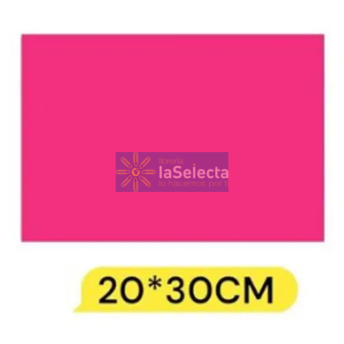 GOMA EVA LISA 20X30 CM 2MM FUCSIA IMPORTADO